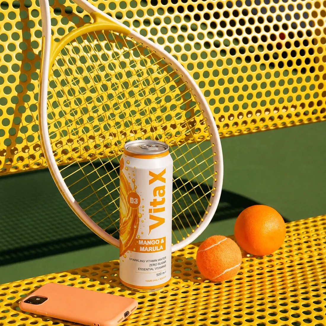 VITA X courtside after a tennis match